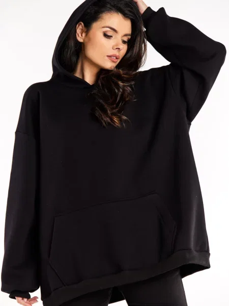 Bluza z kapturem Infinite You czarna