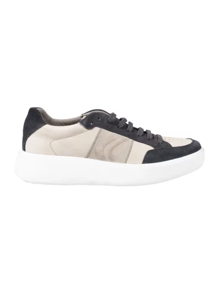 Sneakersy Geox skórzane szare