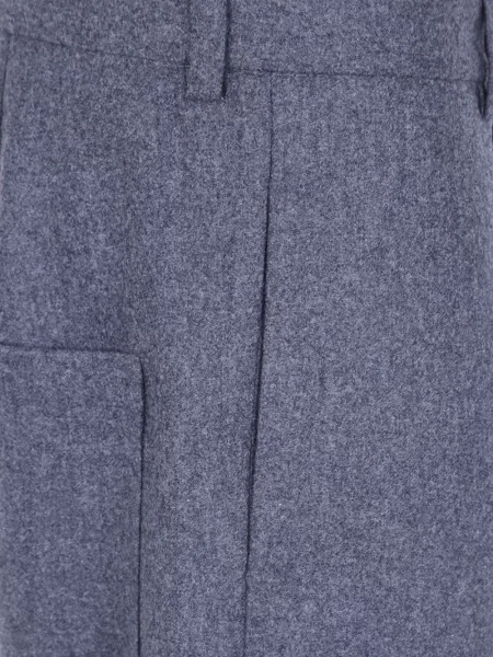 Pantaloni scurți Sofie D'hoore de lână gri
