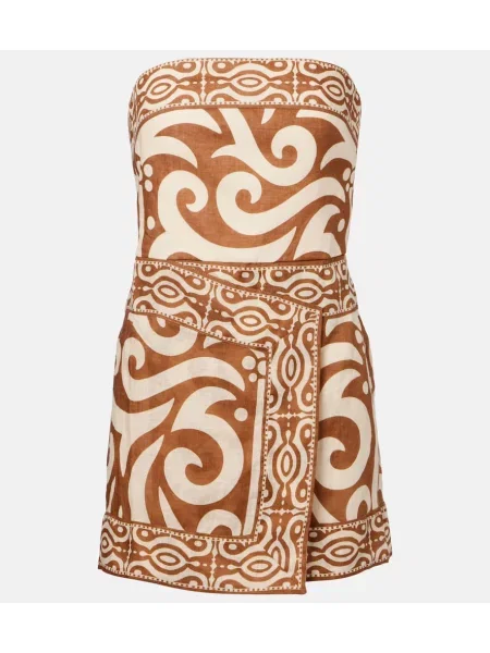 Lenvászon ruha Johanna Ortiz barna