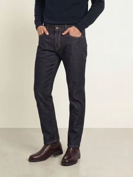 Fynch-Hatton Džíny Regular Fit dark navy námořnictvo