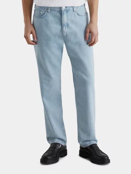 Прямі джинси Marc O'Polo denim бавовна/ліоцел синій