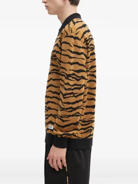 Polo Wacko Maria cu imagine cu imprimeu animal print maro