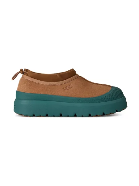 UGG M Tasman Weather Hybrid cizme de zăpadă pentru bărbați din piele întoarsă maro