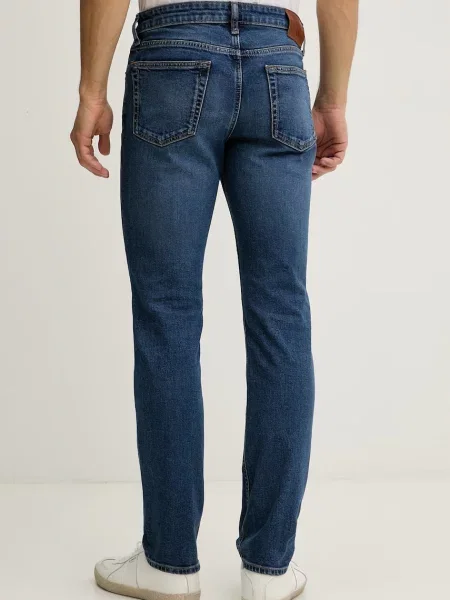 Calvin Klein Jeans jeansy slim fit niebieskie