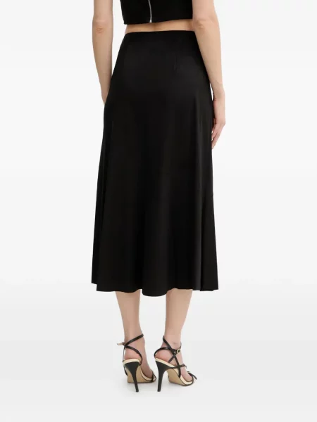 Fustă midi Guess negru