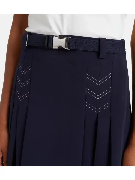 Cu centură fustă Tory Burch albastru