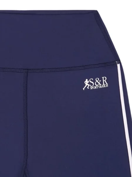 Ριγέ σορτς Sporty & Rich μπλε