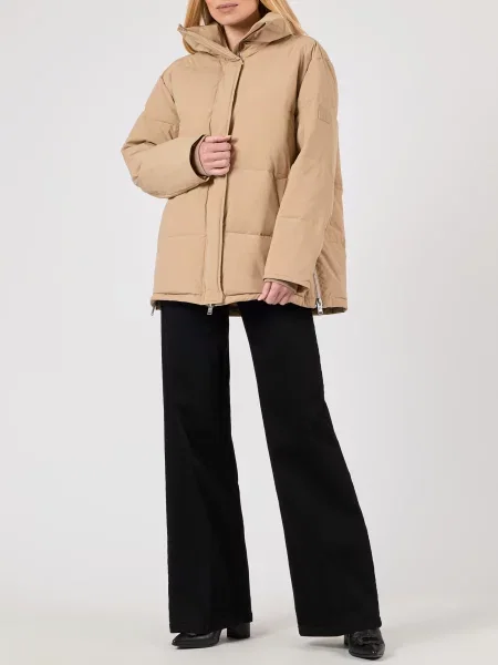 Пуховик Dkny бежевий