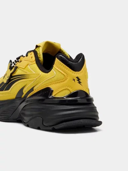 Дитячі Кросівки повсякденні PUMA Fade Nitro Pikachu Jr комбінований верх жовтий