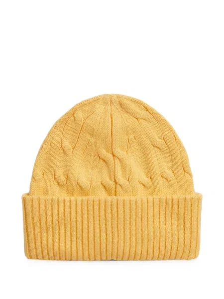 Czapka dziecięca Polo Ralph Lauren żółta