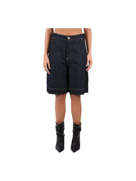 Szorty jeansowe Max Mara niebieskie