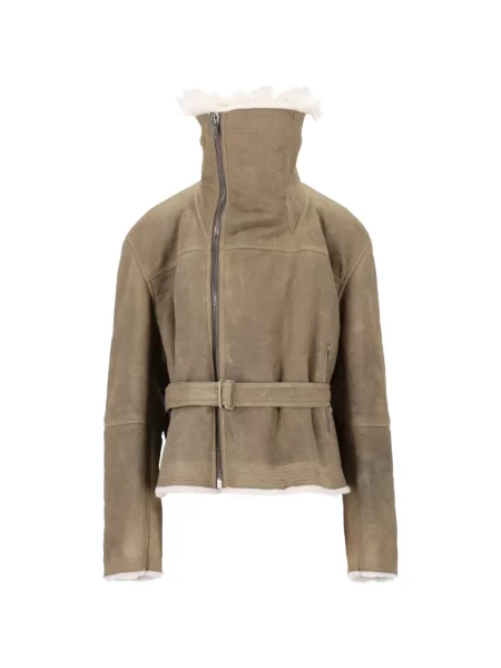 Cu centură geanta de piele Rick Owens maro