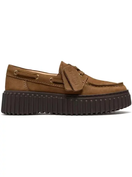 Mokasíny Clarks hnedá