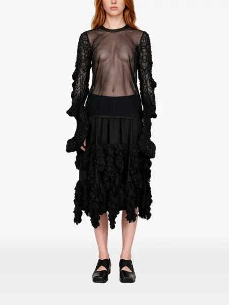 Top Comme Des Garçons s volány černý