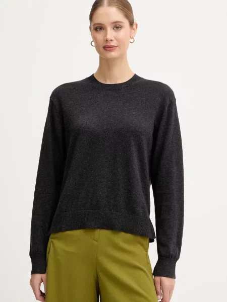 Pulover s dodatkom vune Pepe Jeans lagane crna