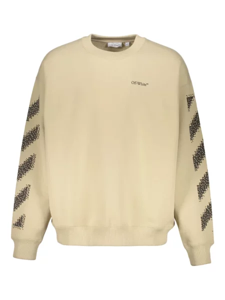 Hanorac Off-white cu dungi alb