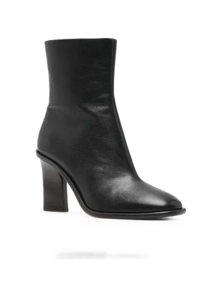Cizme scurte Soeur din piele negru
