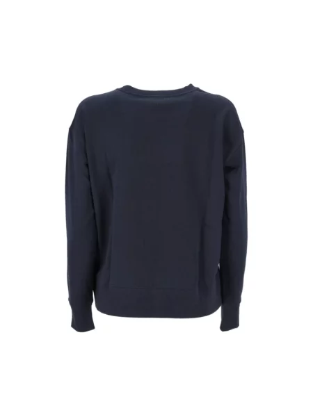 Długa bluza Ralph Lauren z długim rękawem niebieska
