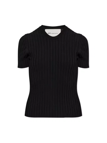 Sweter Ami Paris czarny