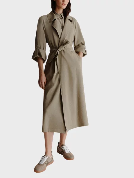 Тренч Marella сірий