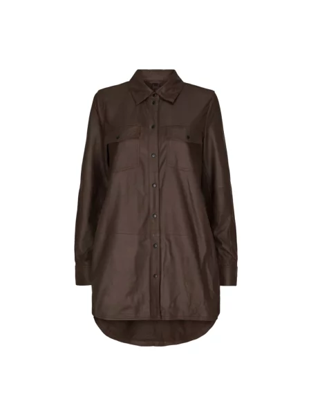 Koszula Notyz skórzana czarna