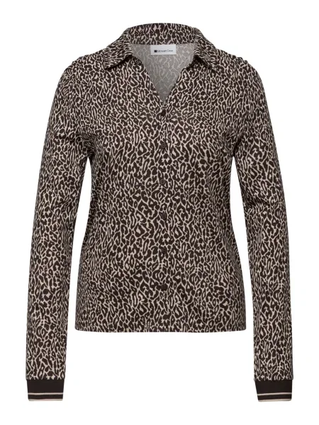 STREET ONE Bluza rjava črna