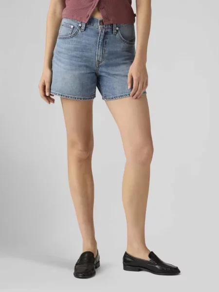 Szorty jeansowe o kroju regular fit z 5 kieszeni Levi's niebieskie