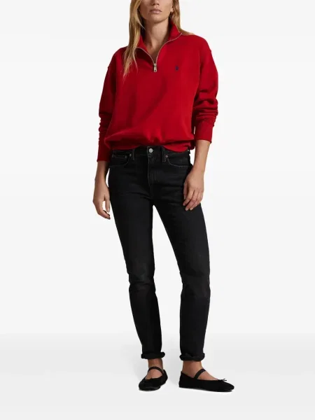 Vunena odgovarati polo majica Polo Ralph Lauren s printom zelena