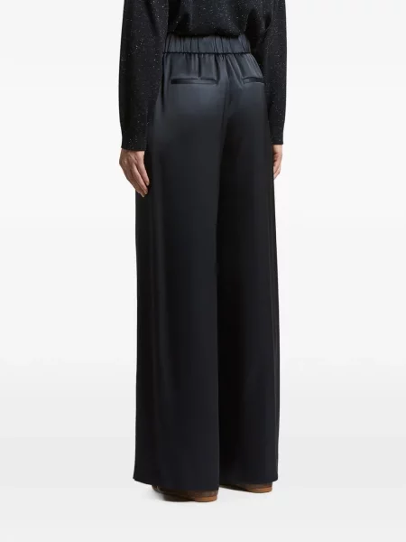 Pantaloni Peserico din satin albastru