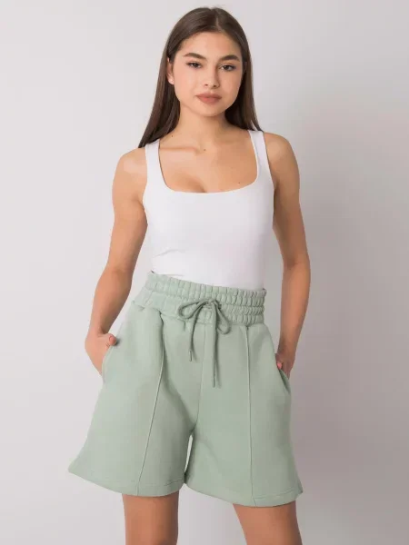 Pantaloni scurți Fashionhunters gri