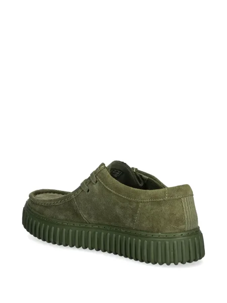 Ниски обувки Clarks Originals зелено