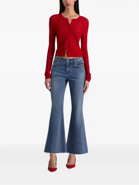 Cardigan Alice + Olivia tricotate roșu