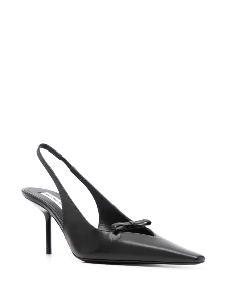 Pantofi cu toc Victoria Beckham slingback negru