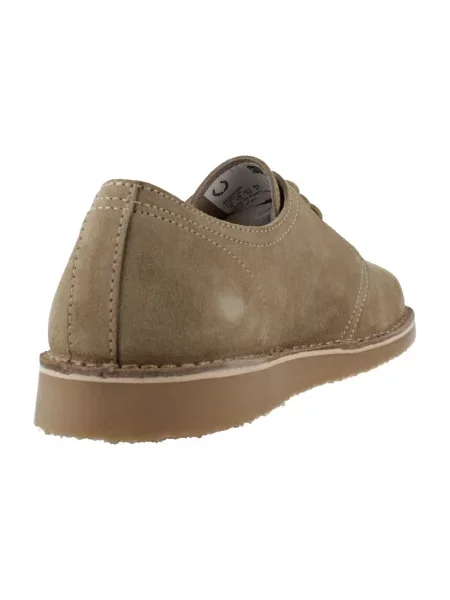 Pantofi Fred Perry din piele de căprioară verde