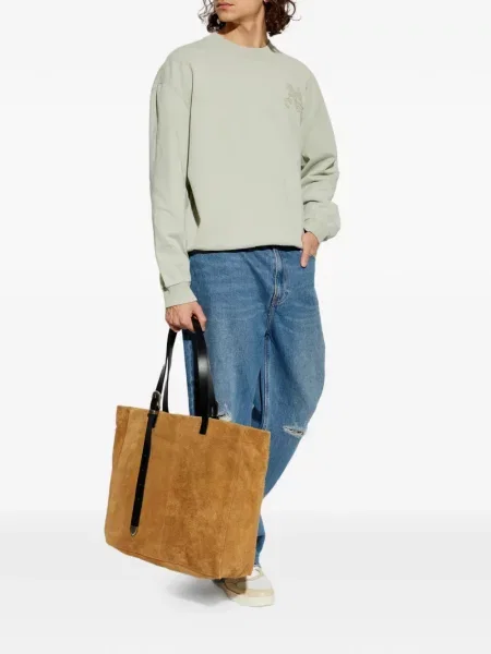 Pulover Allsaints cu autograf verde