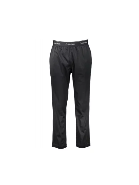 Dzianinowe spodnie Calvin Klein Performance czarne