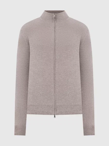 Шерстяной кардиган Cashmere&whiskey серый
