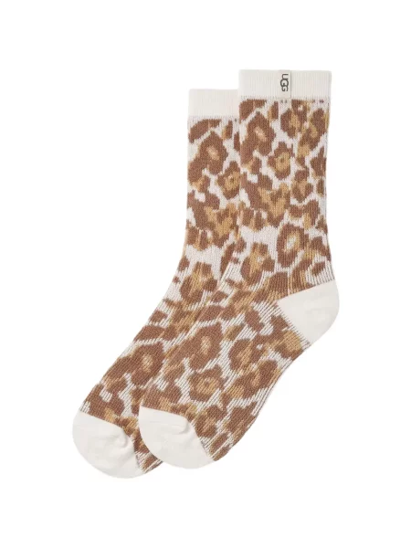 Șosete Ugg cu imagine cu model leopard