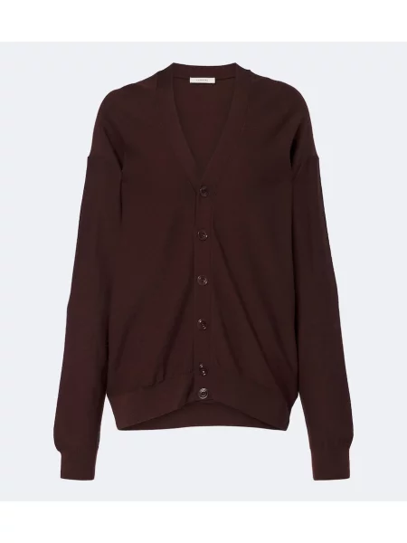 Cardigan Lemaire de lână maro