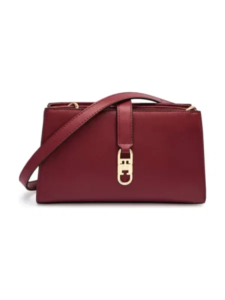 TOMMY HILFIGER Geantă de umăr mov zmeură bordo