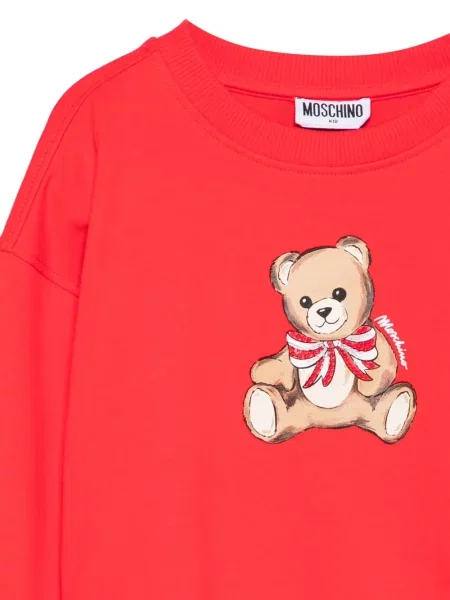 Bluza dziecięca Moschino czerwona