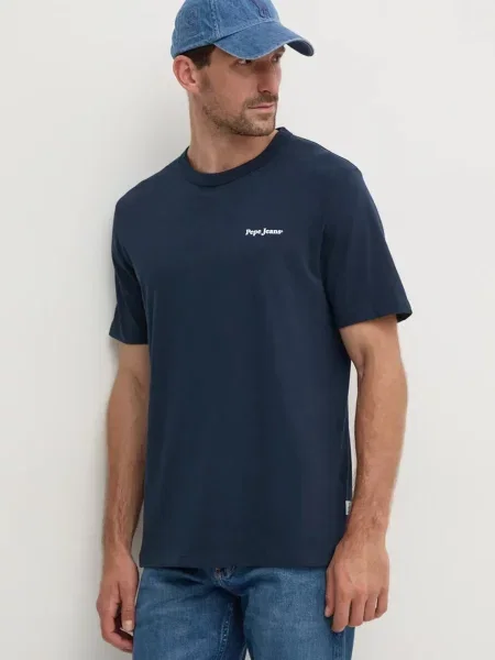Tričko Pepe Jeans ARRYN tmavomodrá s potiskem