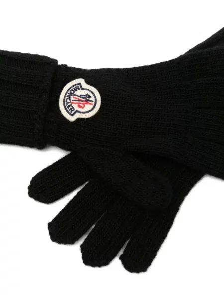 Rękawiczki dziecięce Moncler Enfant czarne