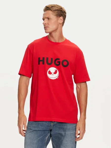 HUGO Póló HUGO x Disney Dightmare_NBC piros
