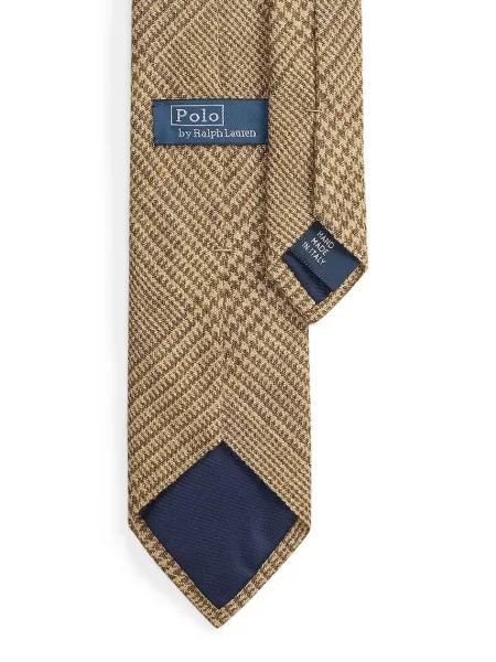Polo Ralph Lauren kravata pánska s prímesou hodvábu zelená