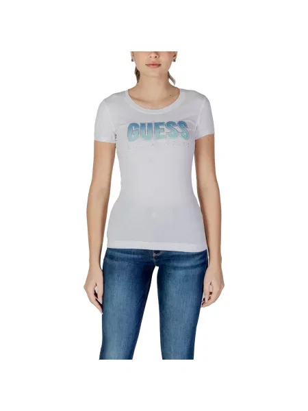 Guess Tricou alb