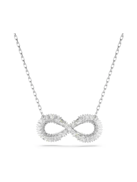 Naszyjnik Swarovski szary