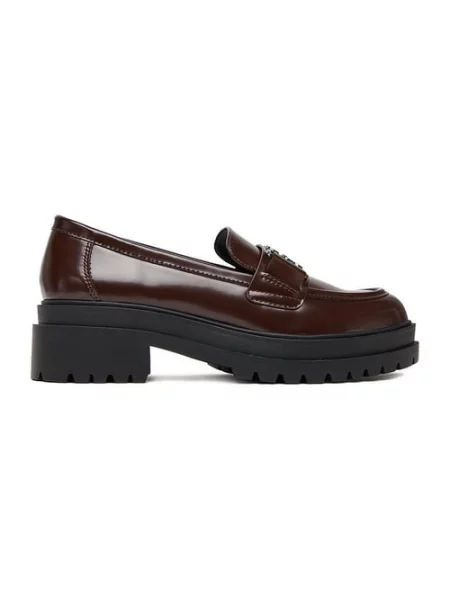Loafersy brązowe