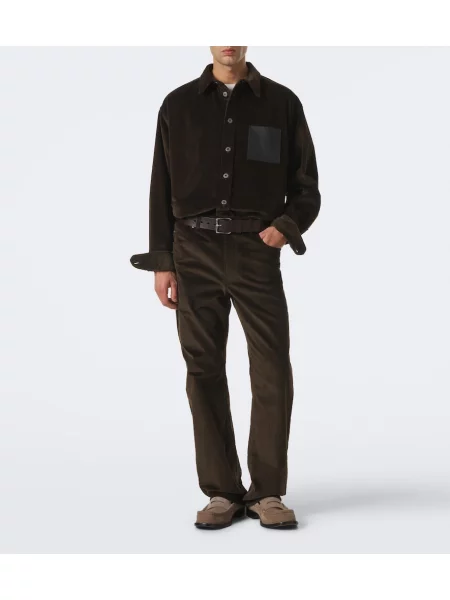 Pantaloni Loewe de catifea cord maro